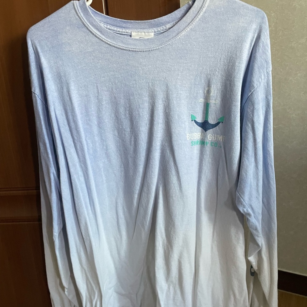 Gradient Blue Long Sleeve Tee